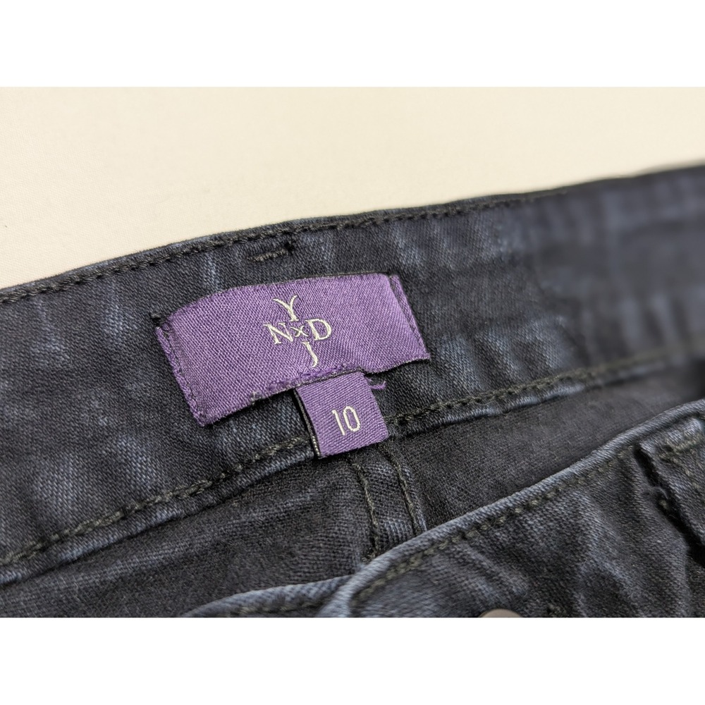 NYDJ Sheri Slim Dark Wash High Rise Jeans Size 10 Slim Leg Denim